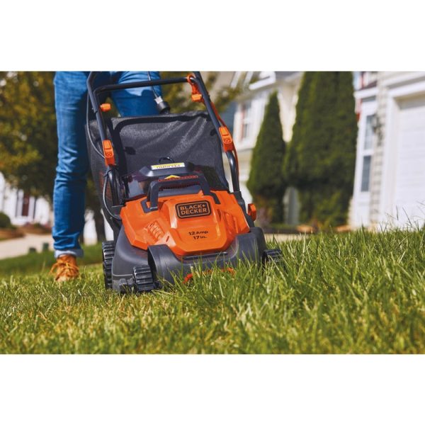 Black+Decker 17 in. Electric Lawn Mower Hot on Sale