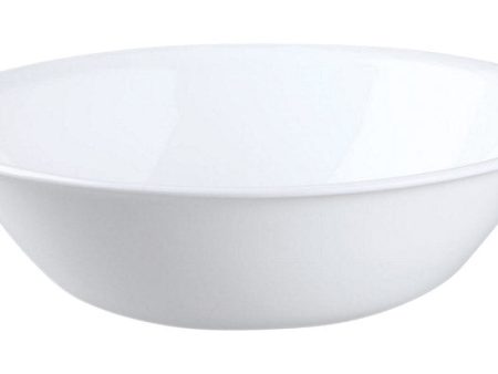 Corelle Livingware 64 oz Winter Frost Glass Winter Frost White Serving Bowl 10.37 in. D 1 pk For Cheap