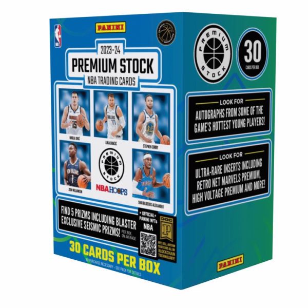 Panini 2023 24 Premium Stock Basketball Blaster Box 30 pc For Cheap