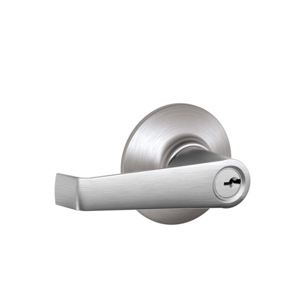 Schlage Elan Satin Chrome Entry Lever 1-3 4 in. Hot on Sale