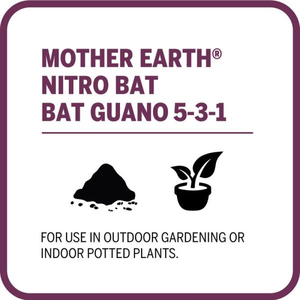 Mother Earth Nitro Bat Bat Guano 2 lb For Discount