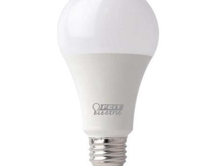 Feit A19 E26 (Medium) LED Bulb Adjustable White 40 Watt Equivalence 4 pk Online now