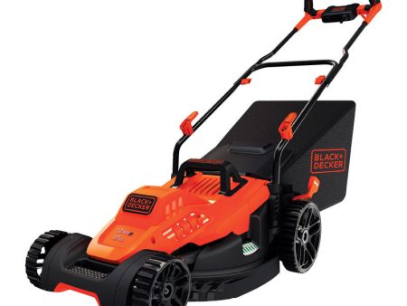 Black+Decker 17 in. Electric Lawn Mower Hot on Sale