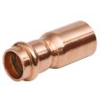 NIBCO 1-1 2 in. FTG X 1-1 4 in. D Press Wrought Copper Adapter Coupling 1 pk Supply