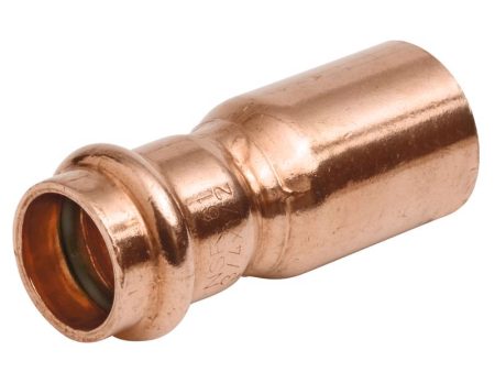 NIBCO 1-1 2 in. FTG X 1-1 4 in. D Press Wrought Copper Adapter Coupling 1 pk Supply