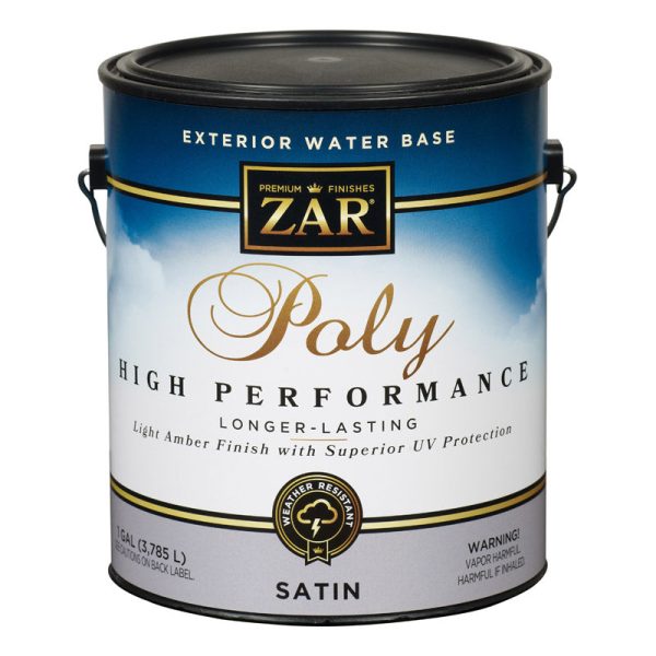 ZAR Satin Light Amber Water-Based Polyurethane 1 gal Cheap