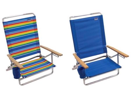 Rio Brands 5-Position Assorted Beach Folding Chair For Cheap