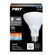 Feit BR30 E26 (Medium) LED Bulb Adjustable White 65 Watt Equivalence 1 pk Online now