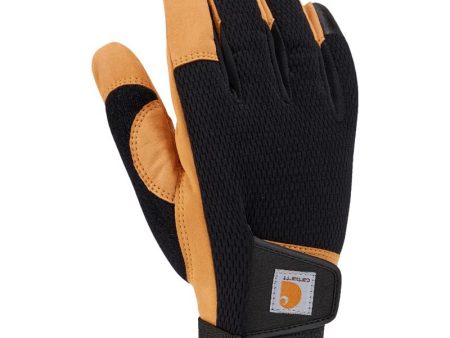 Carhartt Men s Indoor Outdoor Grip Gloves Black Yellow L 1 pair on Sale