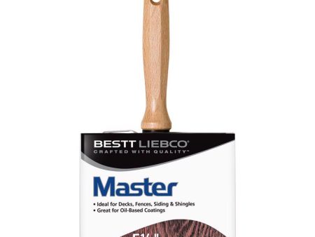 Bestt Liebco Master 5-1 2 in. Flat Stain Brush Online now