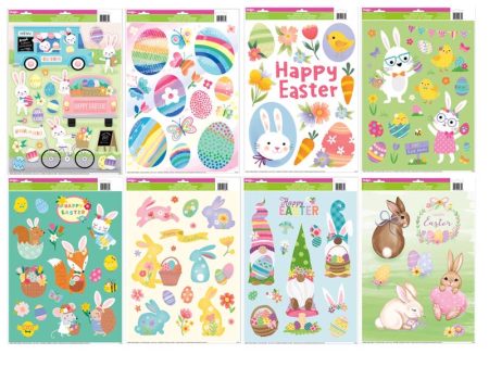 Impact Innovations Assorted Easter Cling Holiday Decoration Gel For Discount