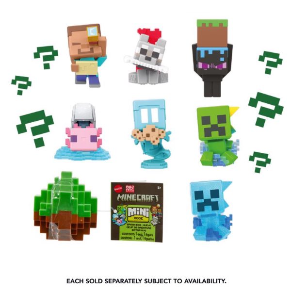 Minecraft Mini Mode Spawn Egg Action Figures Assorted Fashion