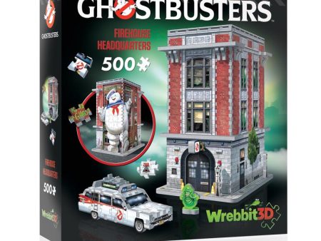 Wrebbit3D Ghostbusters Firehouse Headquarters 3D Jigsaw Puzzle Multicolored 500 pc Hot on Sale